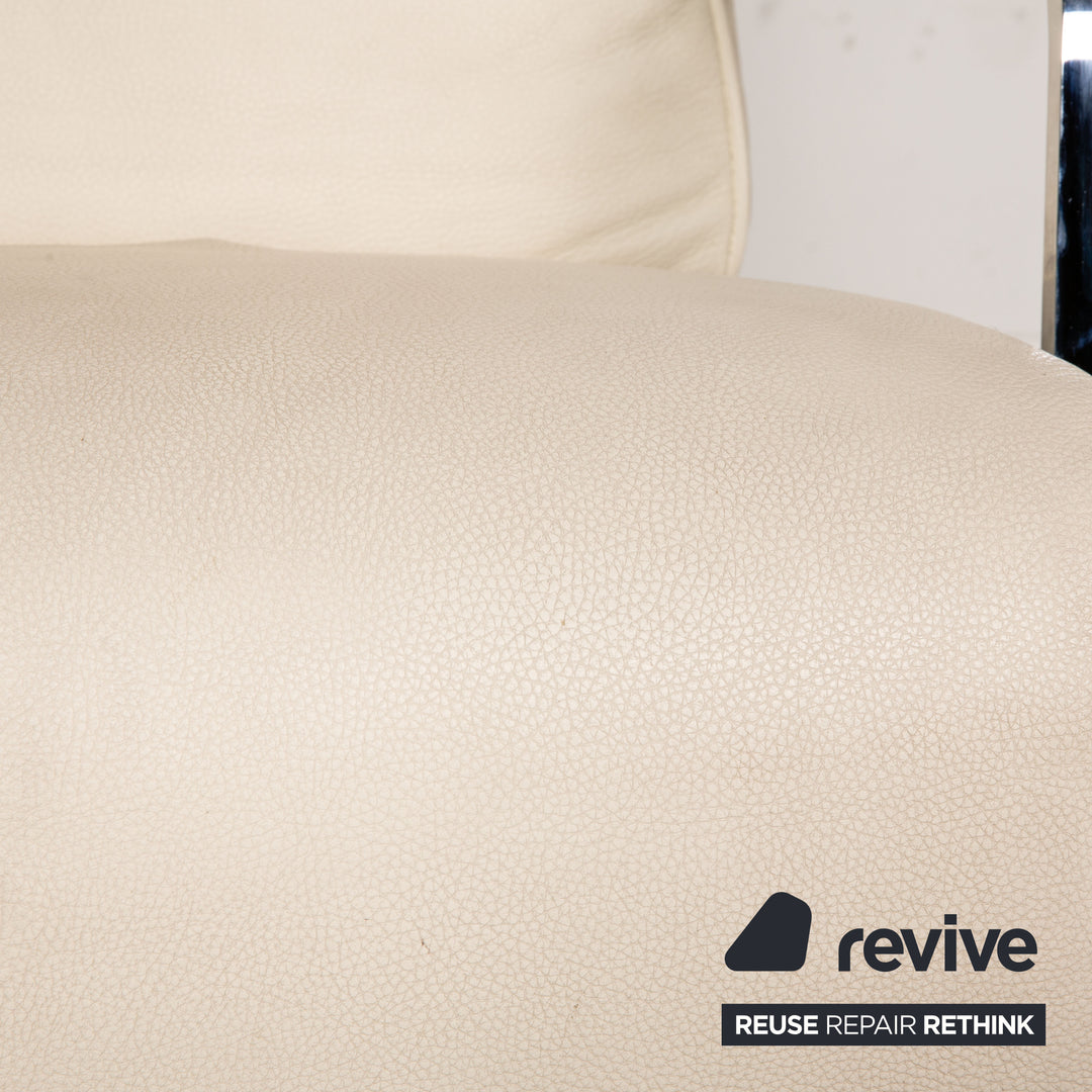 Brühl Dave Relax Sessel Leder Creme Beige Funktion