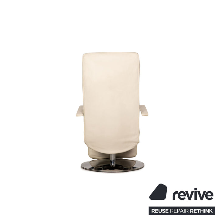 Brühl Dave Relax Sessel Leder Creme Beige Funktion