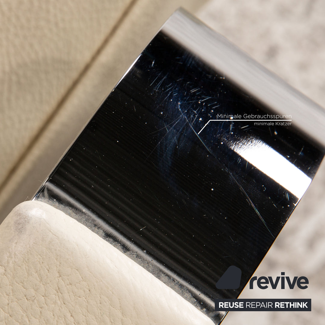 Brühl Dave Relax Sessel Leder Creme Beige Funktion