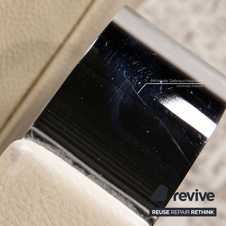 Brühl Dave Relax Sessel Leder Creme Beige Funktion