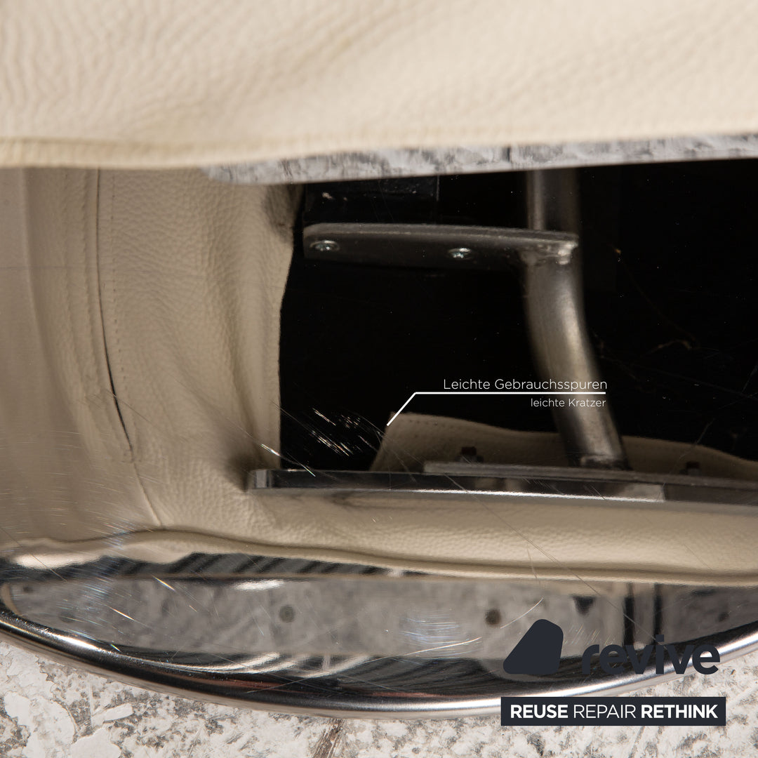 Brühl Dave Relax Sessel Leder Creme Beige Funktion