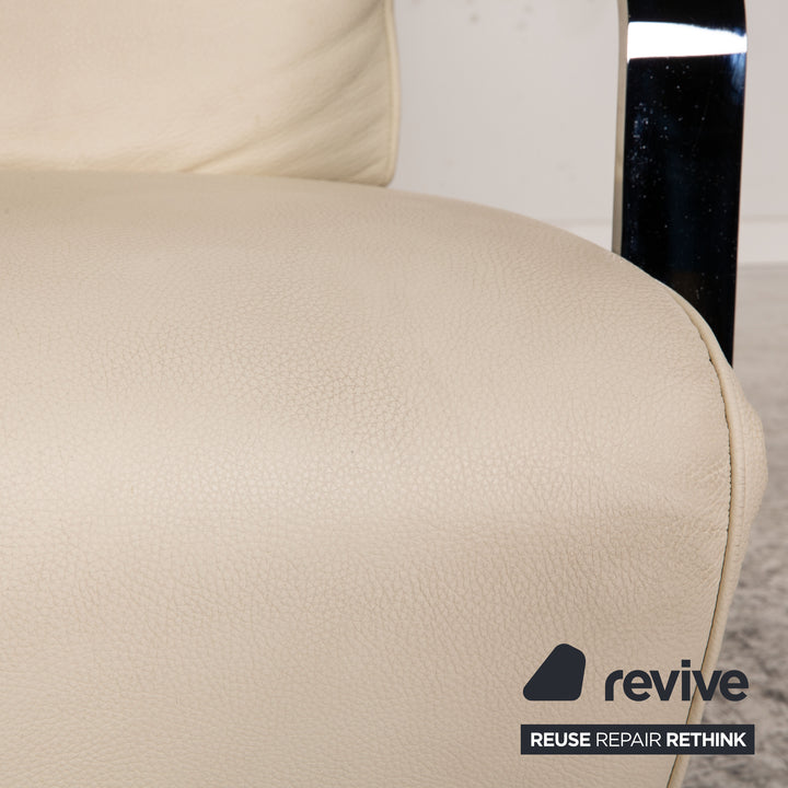 Brühl Dave Relax Sessel Leder Creme Beige Funktion