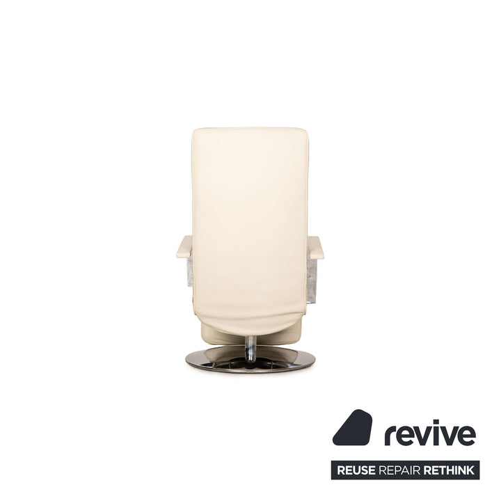 Brühl Dave Relax Sessel Leder Creme Beige Funktion