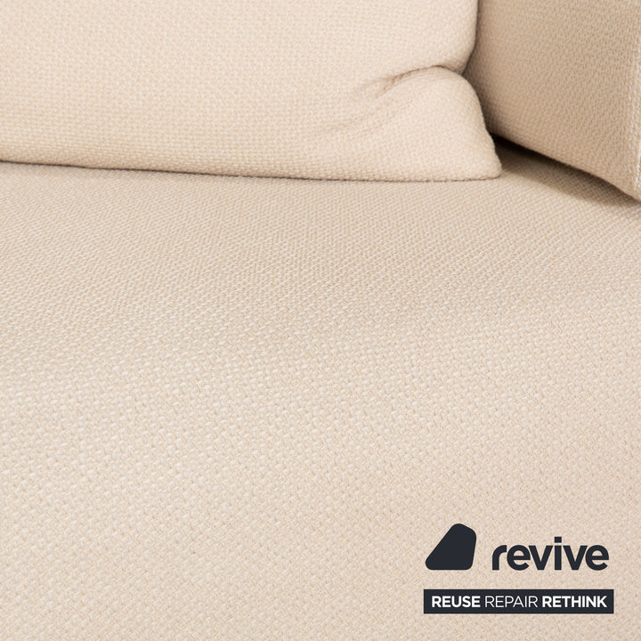 Brühl Fields Stoff Dreisitzer Creme Sofa Couch Funktion