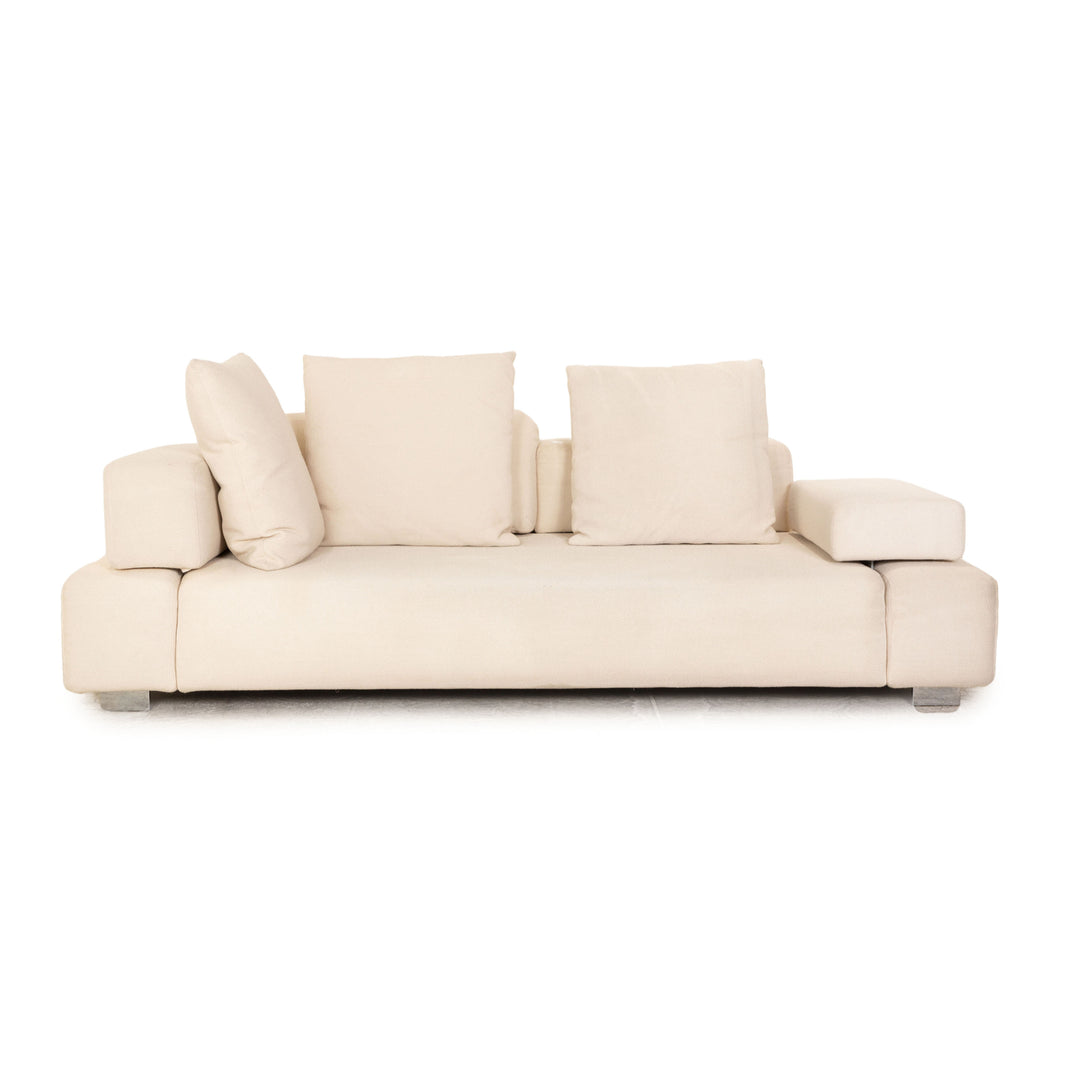 Brühl Fields Stoff Dreisitzer Creme Sofa Couch Funktion