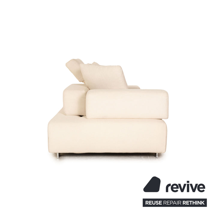 Brühl Fields Stoff Dreisitzer Creme Sofa Couch Funktion