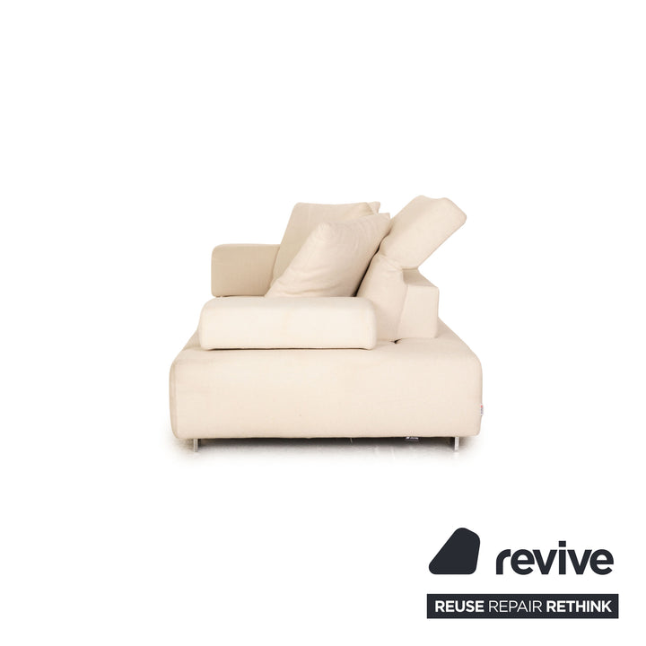 Brühl Fields Stoff Dreisitzer Creme Sofa Couch Funktion