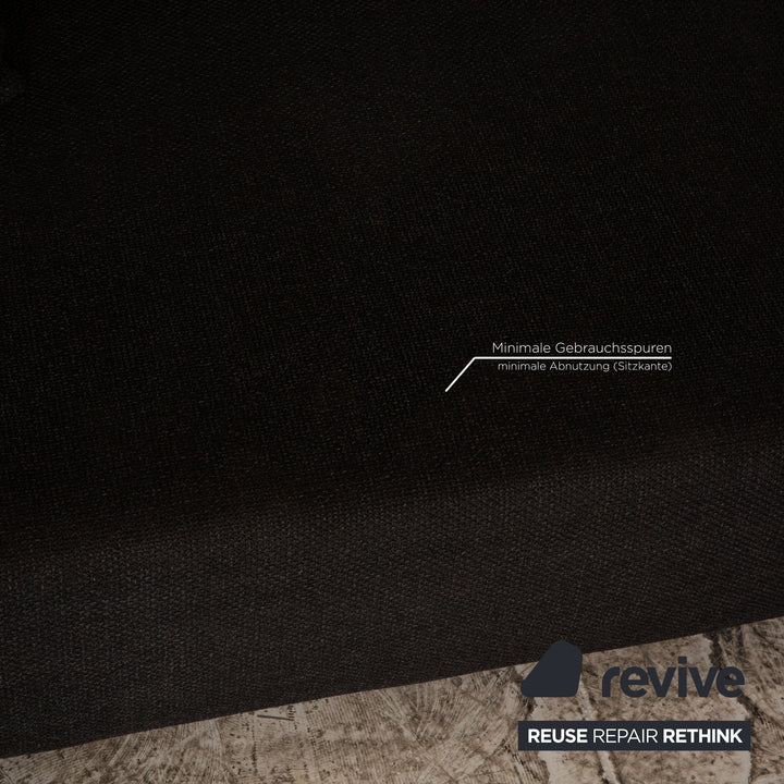 Brühl Fields Stoff Ecksofa Grau Dunkelgrau Sofa Couch manuelle Funktion Recamiere rechts