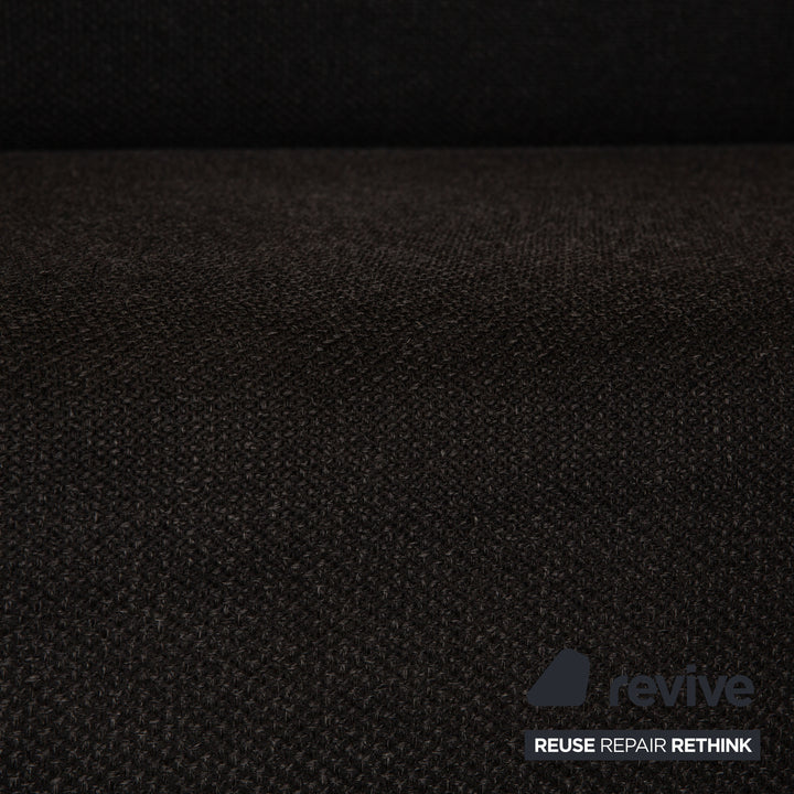 Brühl Fields Stoff Ecksofa Grau Dunkelgrau Sofa Couch manuelle Funktion Recamiere rechts