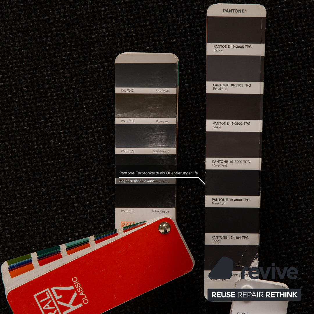 Brühl Fields Stoff Ecksofa Grau Dunkelgrau Sofa Couch manuelle Funktion Recamiere rechts