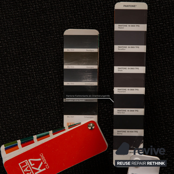 Brühl Fields Stoff Ecksofa Grau Dunkelgrau Sofa Couch manuelle Funktion Recamiere rechts