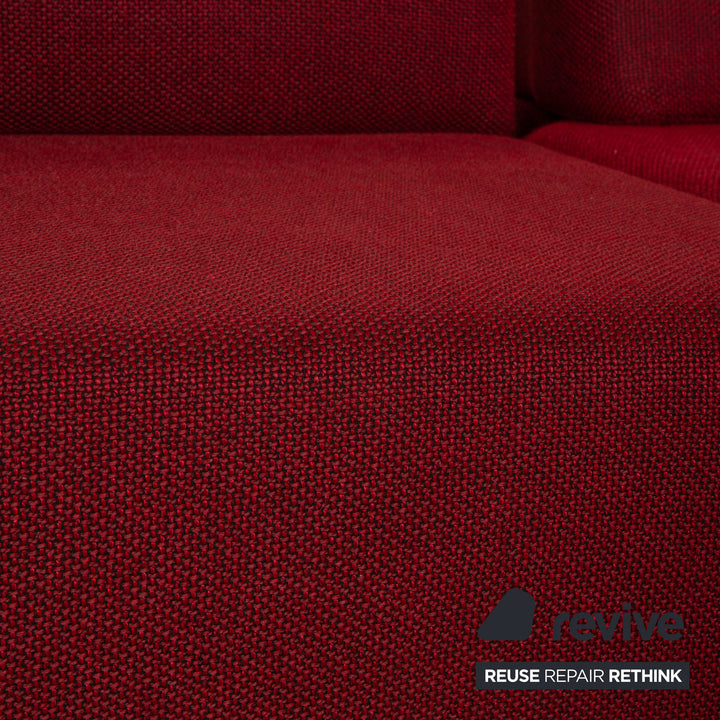 Brühl Fields Stoff Ecksofa Rot Recamiere Rechts