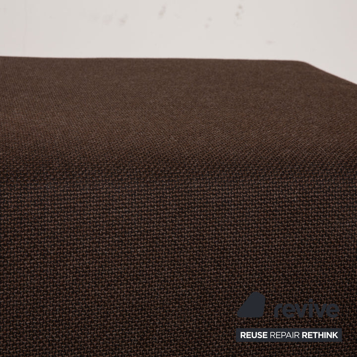Brühl Fields Stoff Hocker Braun Dunkelbraun