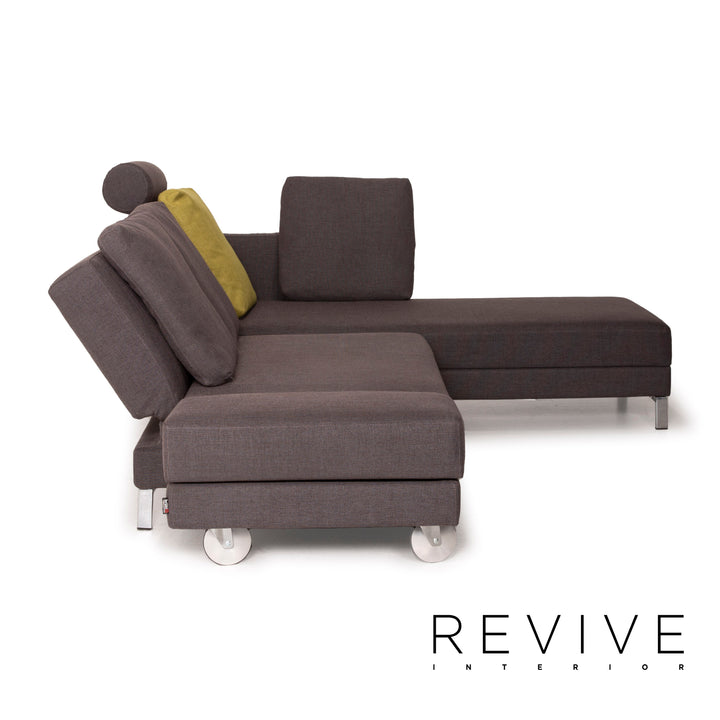 Brühl Four Two Stoff Sofa Grau Ecksofa Funktion Liegefunktion