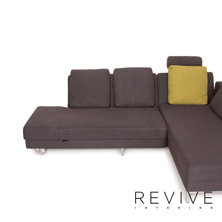 Brühl Four Two Stoff Sofa Grau Ecksofa Funktion Liegefunktion