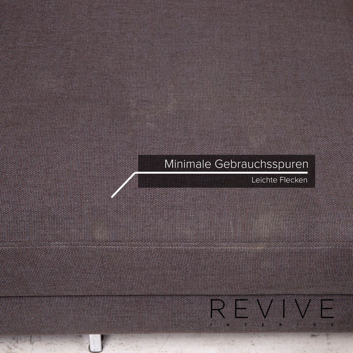 Brühl Four Two Stoff Sofa Grau Ecksofa Funktion Liegefunktion