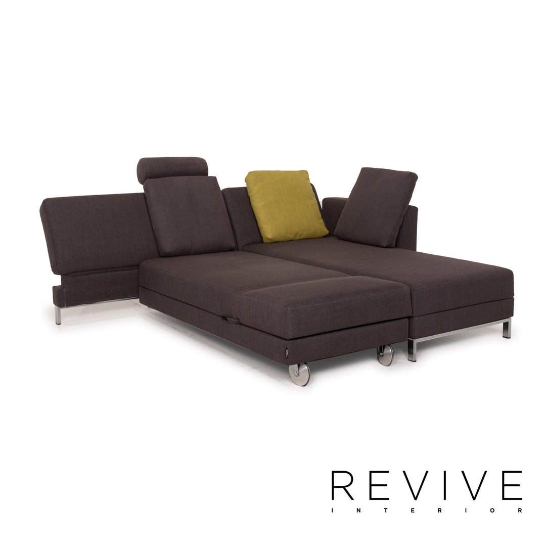 Brühl Four Two Stoff Sofa Grau Ecksofa Funktion Liegefunktion