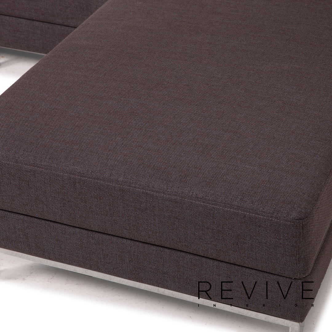 Brühl Four Two Stoff Sofa Grau Ecksofa Funktion Liegefunktion