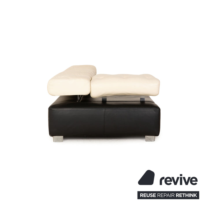 Brühl Leder Dreisitzer Schwarz Sofa Couch Funktion