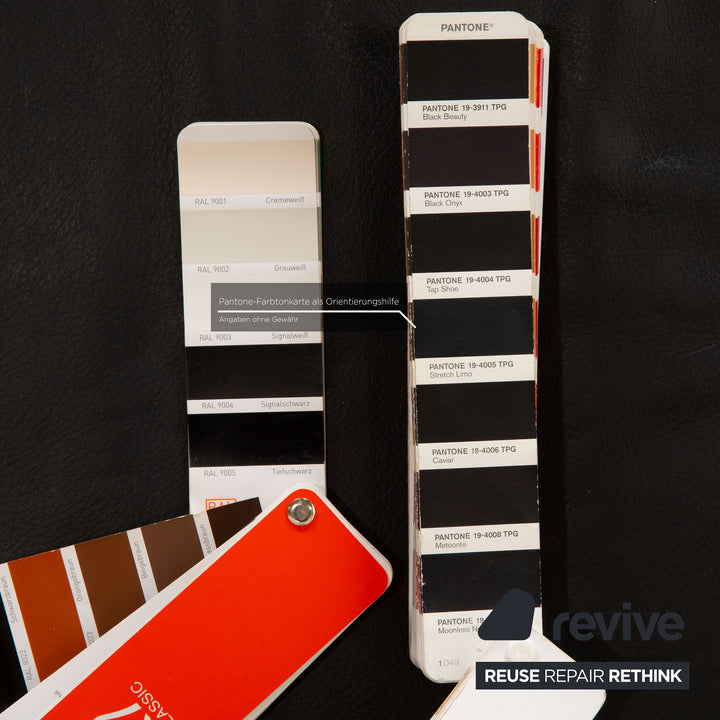 Brühl Leder Dreisitzer Schwarz Sofa Couch Funktion