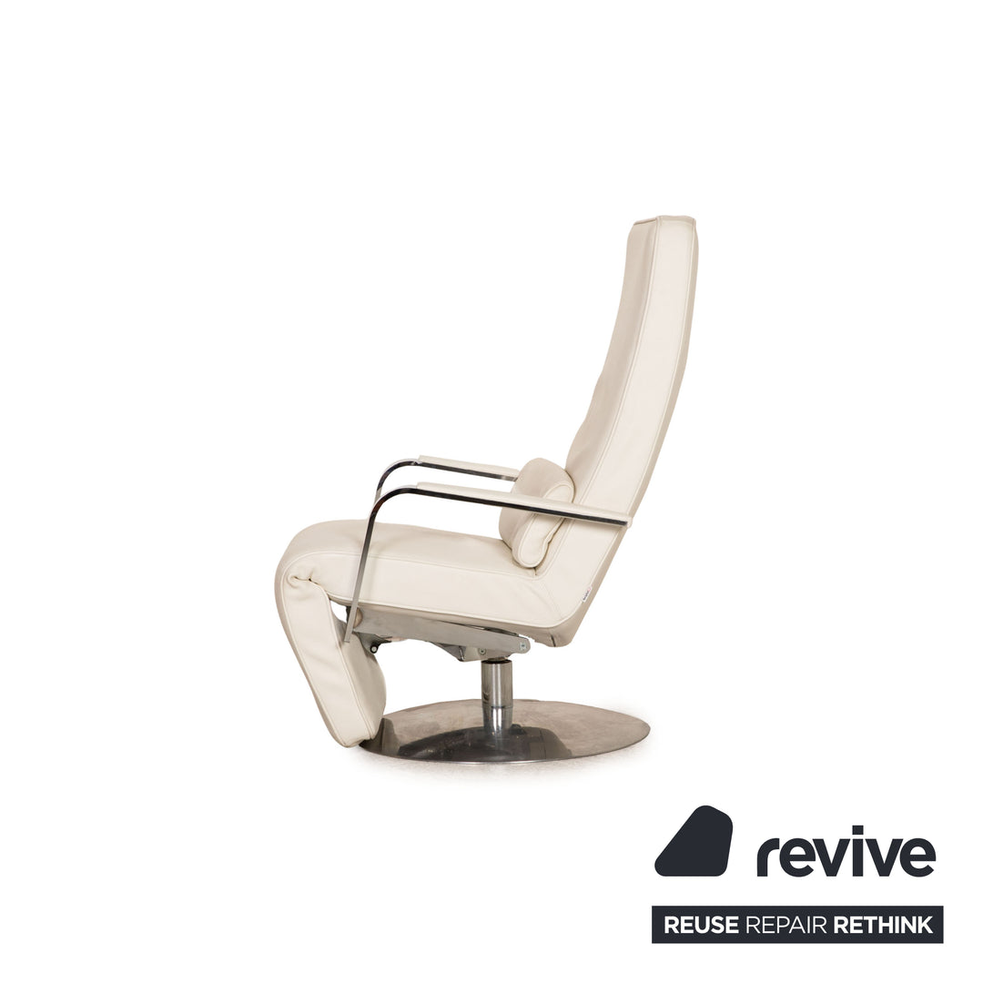 Brühl Leder Sessel Weiß Funktion Relaxfunktion