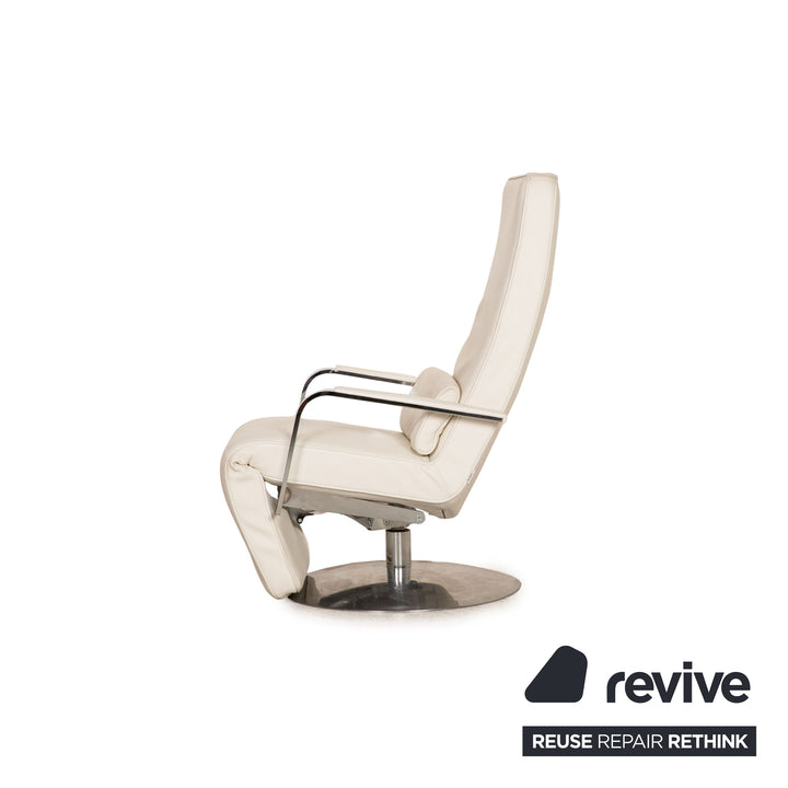 Brühl Leder Sessel Weiß Funktion Relaxfunktion