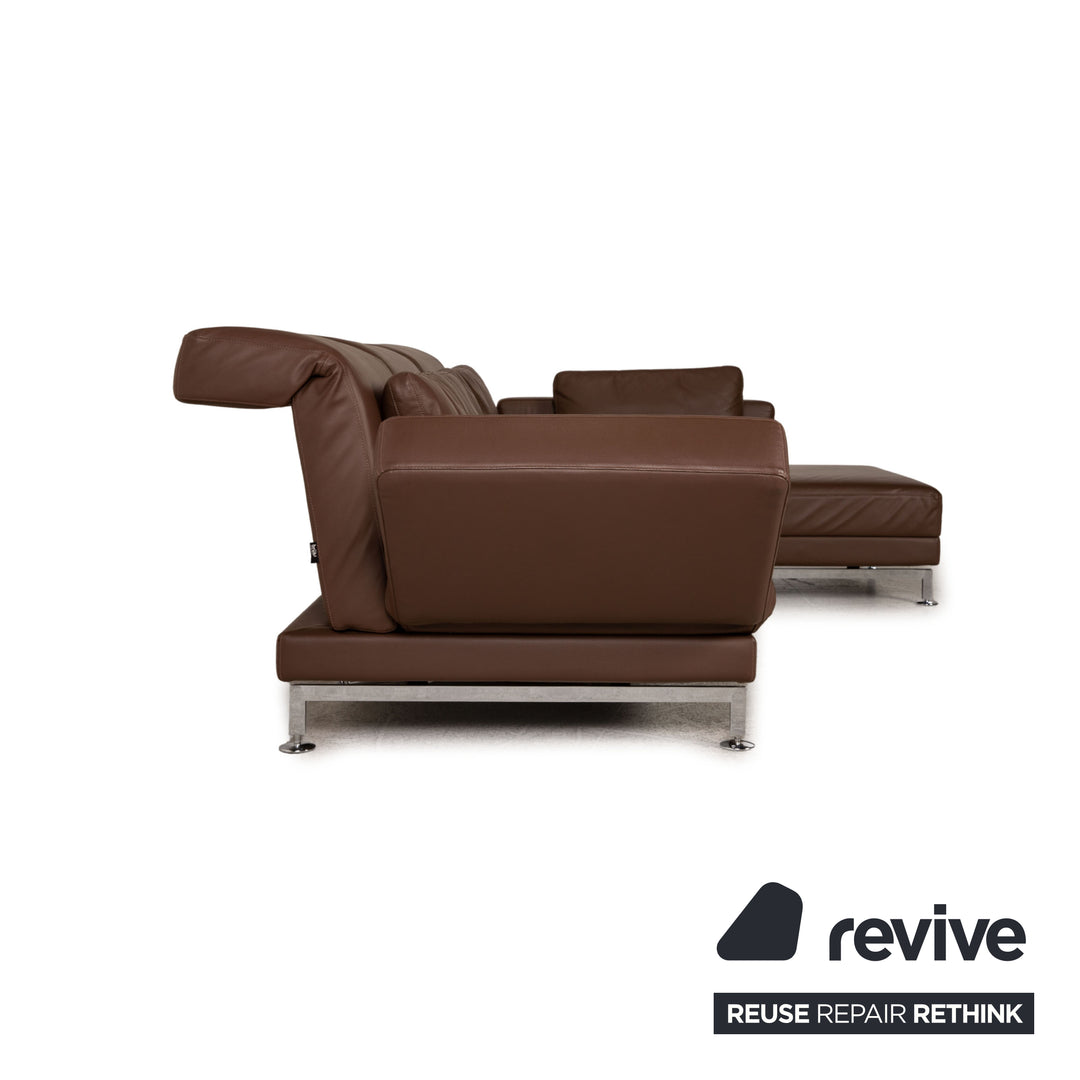 Brühl Leder Sofa Braun Ecksofa Couch Funktion Relaxfunktion