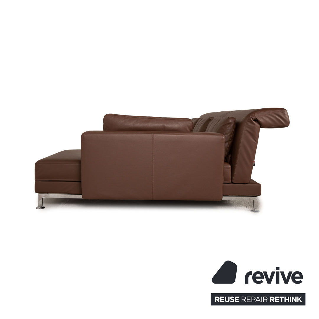 Brühl Leder Sofa Braun Ecksofa Couch Funktion Relaxfunktion