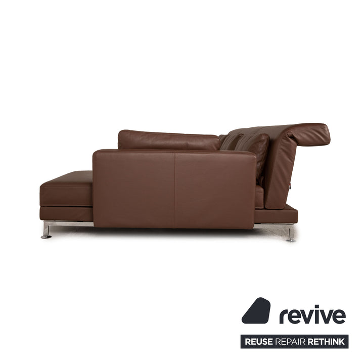 Brühl Leder Sofa Braun Ecksofa Couch Funktion Relaxfunktion