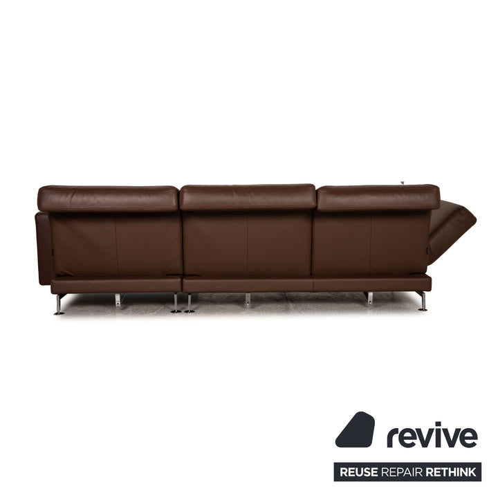 Brühl Leder Sofa Braun Ecksofa Couch Funktion Relaxfunktion