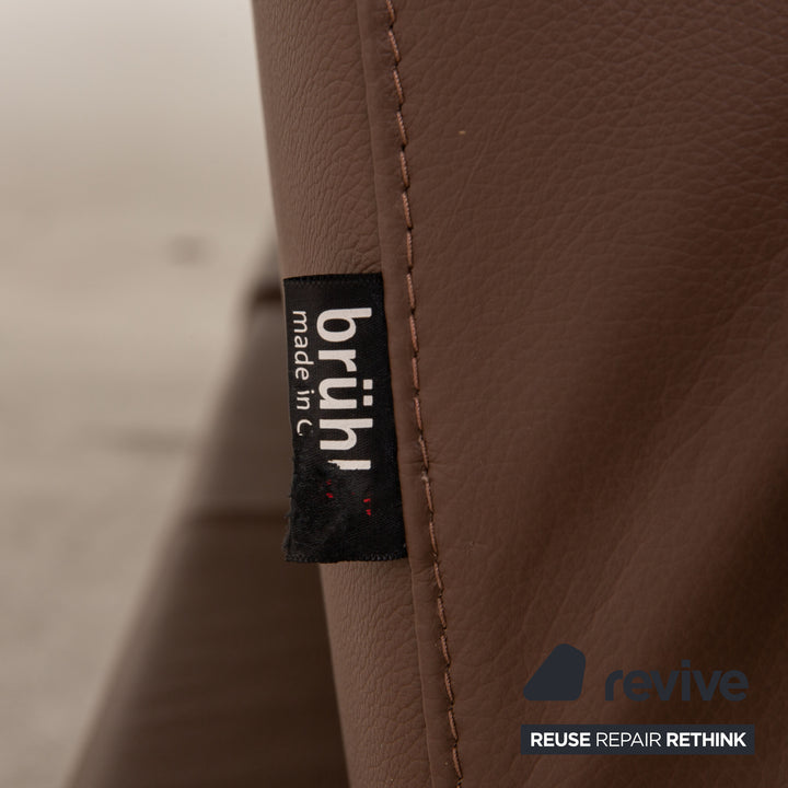 Brühl Leder Sofa Braun Ecksofa Couch Funktion Relaxfunktion