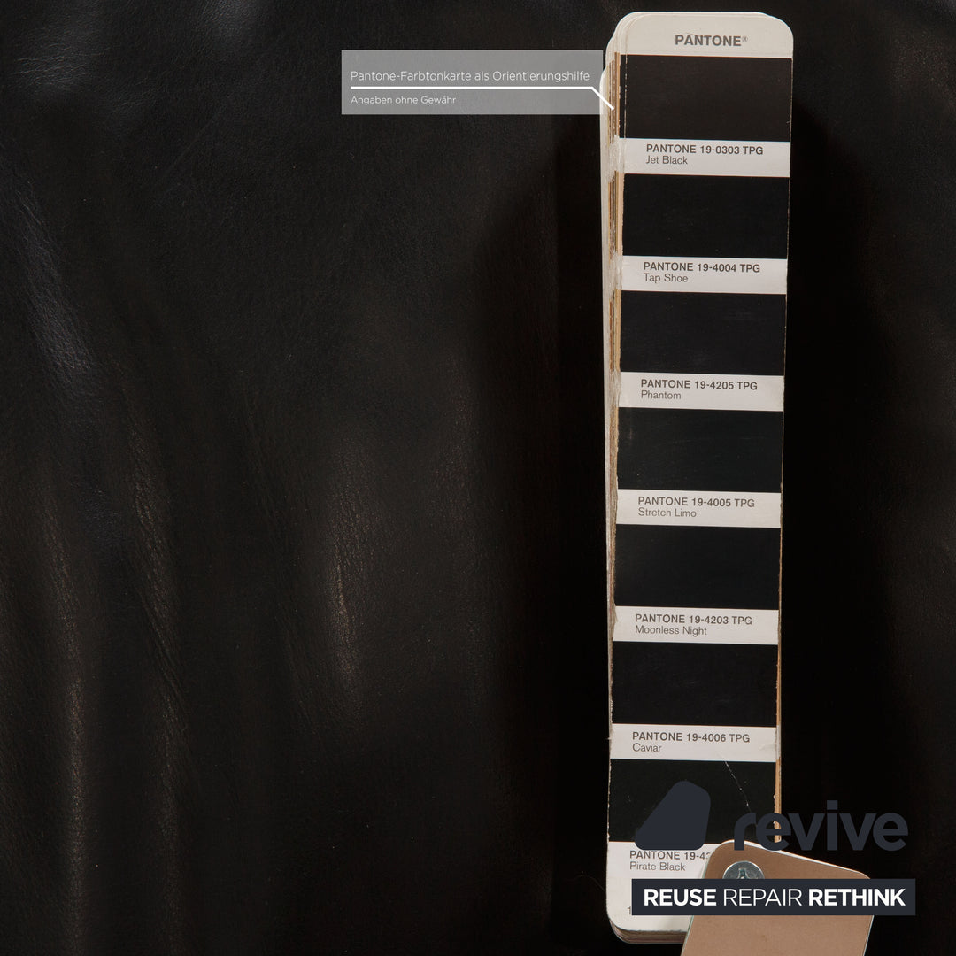 Brühl Leder Sofa Schwarz Zweisitzer Funktion