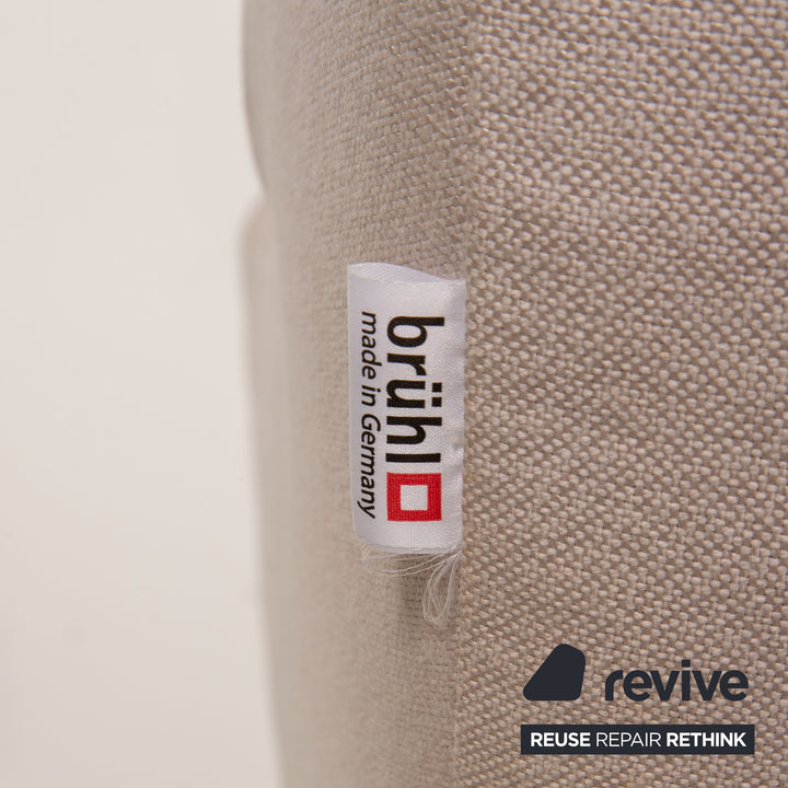 Brühl Lucky Stoff Sessel Creme Funktion Schaukelfunktion