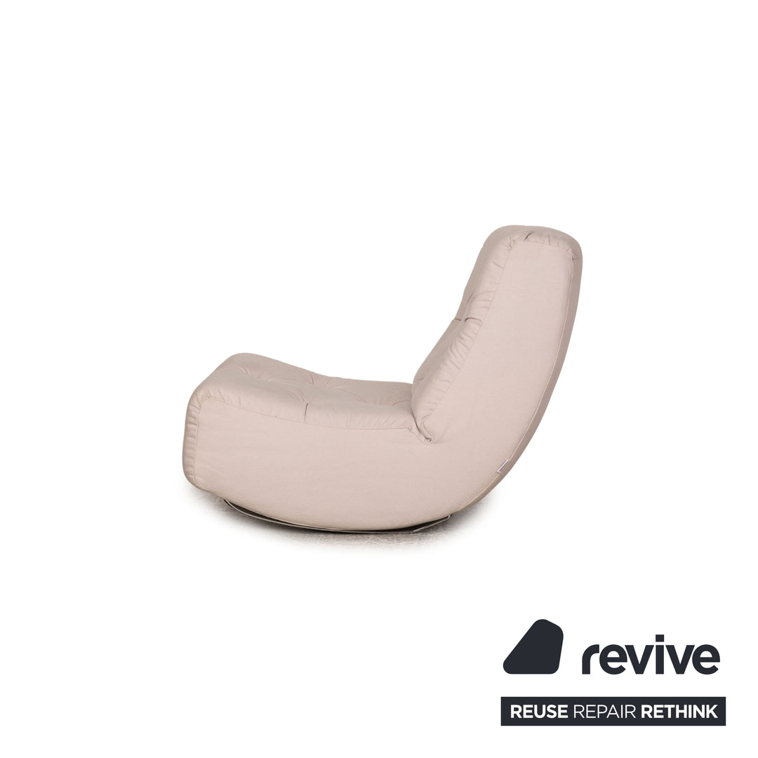 Brühl Lucky Stoff Sessel Creme Funktion Schaukelfunktion