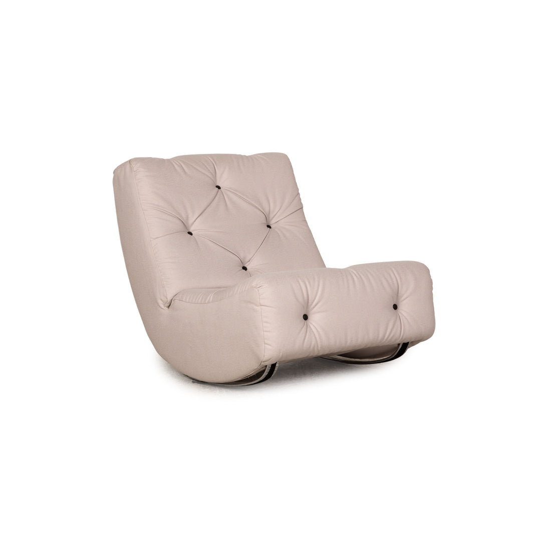 Brühl Lucky Stoff Sessel Creme Funktion Schaukelfunktion