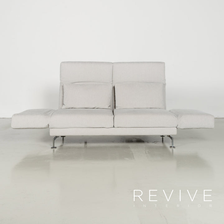 Brühl Moule Designer Stoff Sofa Relax Zweisitzer Couch mit Funktion #7107