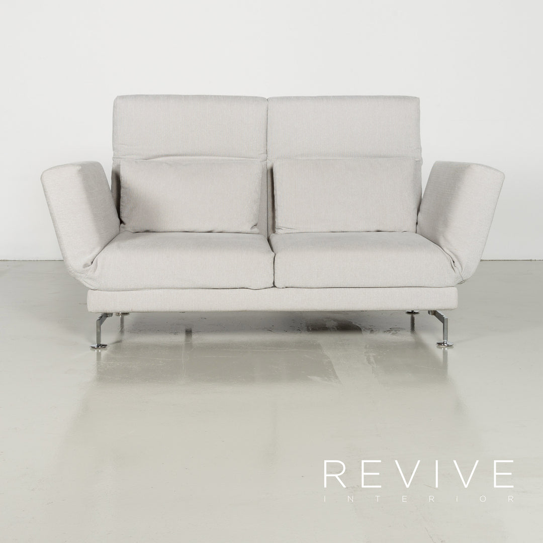 Brühl Moule Designer Stoff Sofa Relax Zweisitzer Couch mit Funktion #7107