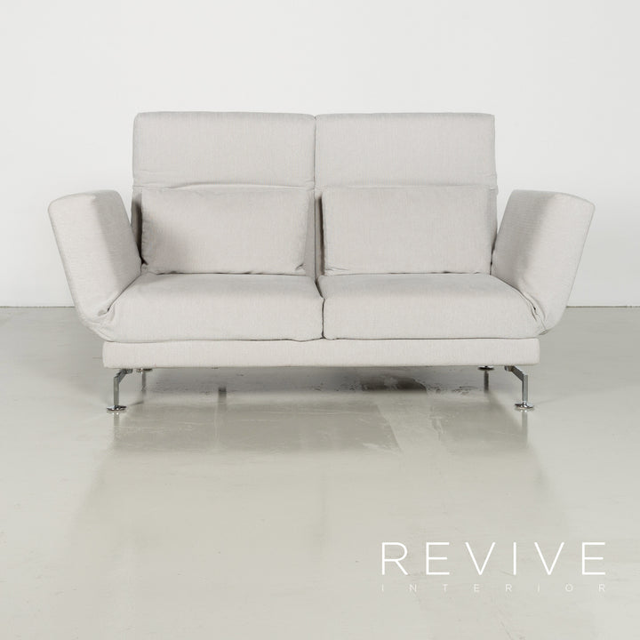 Brühl Moule Designer Stoff Sofa Relax Zweisitzer Couch mit Funktion #7107