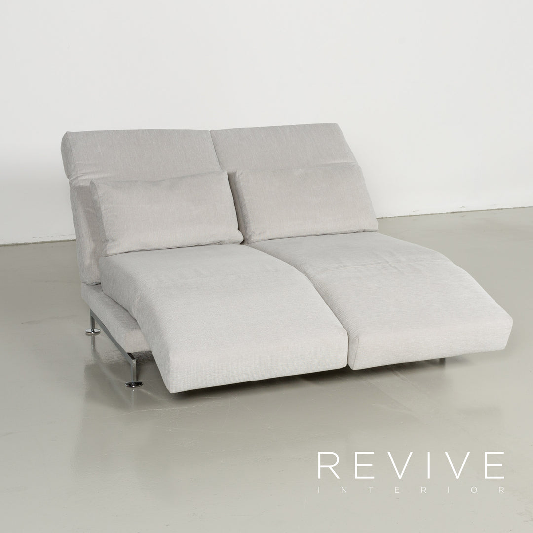 Brühl Moule Designer Stoff Sofa Relax Zweisitzer Couch mit Funktion #7107
