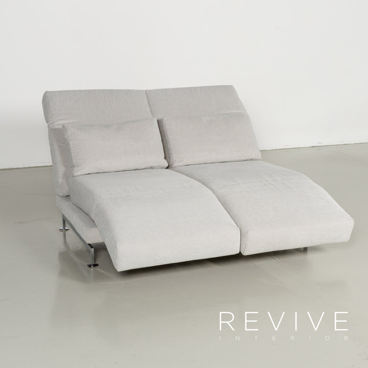 Brühl Moule Designer Stoff Sofa Relax Zweisitzer Couch mit Funktion #7107