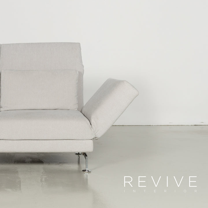 Brühl Moule Designer Stoff Sofa Relax Zweisitzer Couch mit Funktion #7107