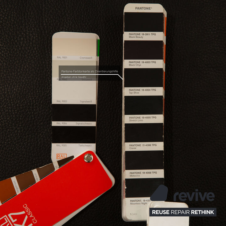 Brühl Moule Leder Ecksofa Schwarz manuelle Funktion Recamiere Links Sofa Couch