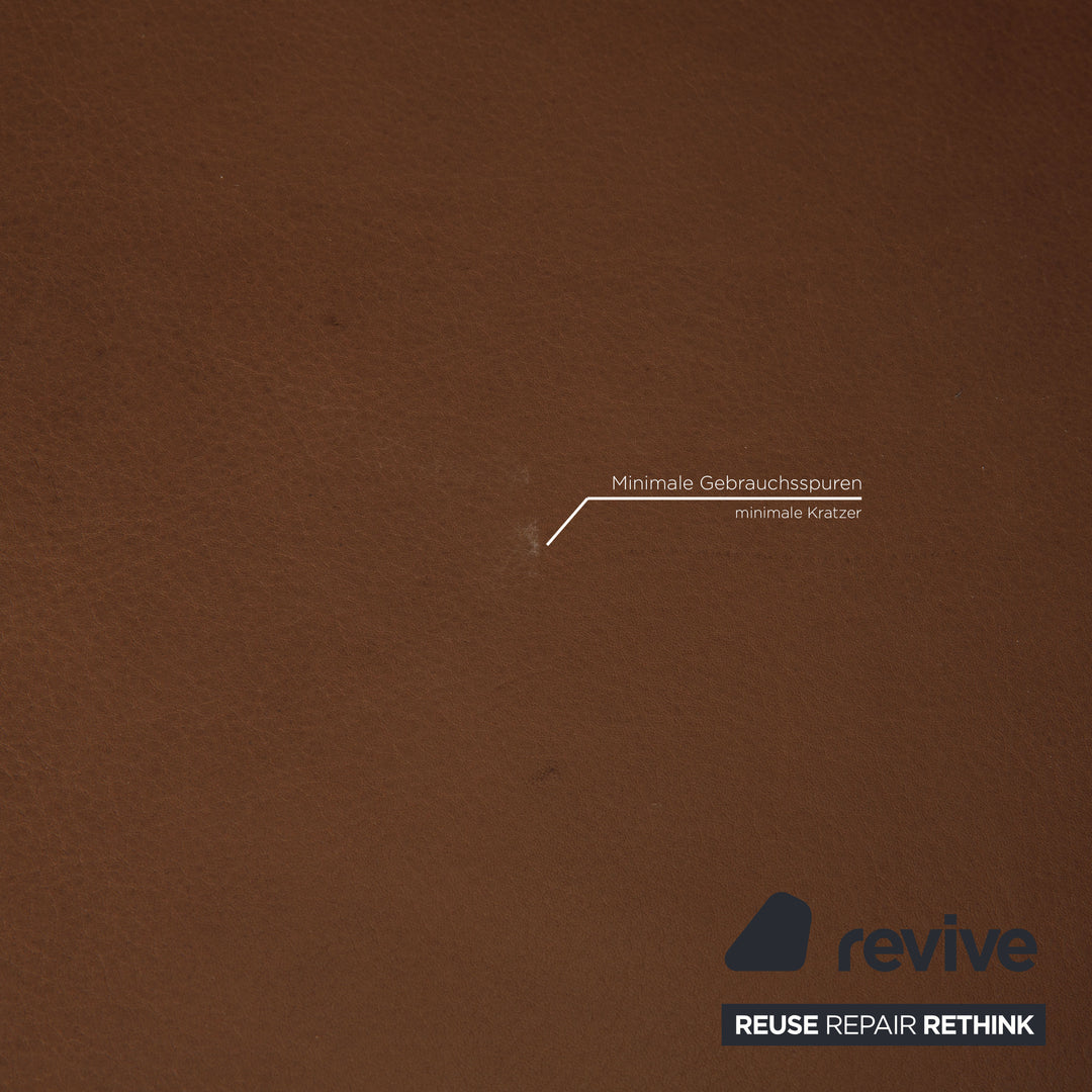 Brühl Moule Leder Sofa Braun Zweisitzer Couch Funktion Relaxfunktion