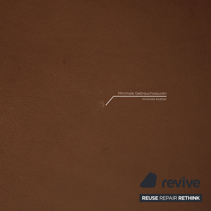 Brühl Moule Leder Sofa Braun Zweisitzer Couch Funktion Relaxfunktion