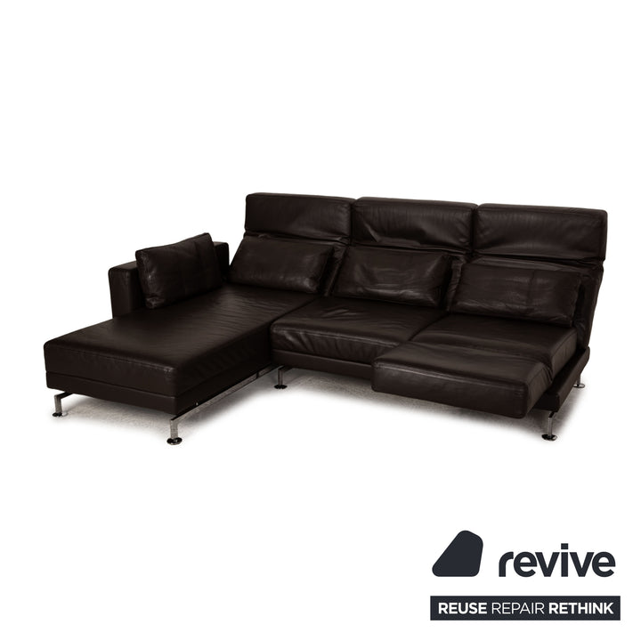Brühl Moule Leder Sofa Braun Ecksofa Couch Funktion