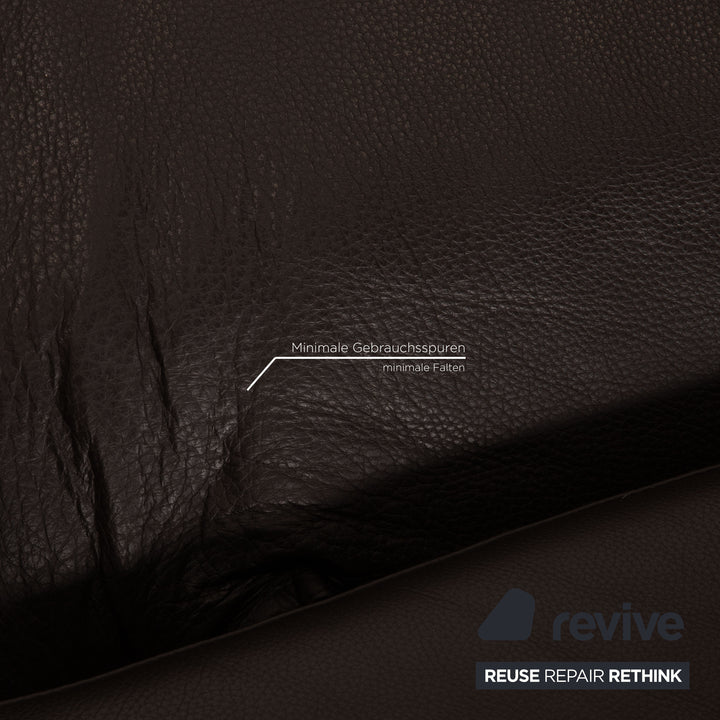 Brühl Moule Leder Sofa Braun Ecksofa Couch Funktion