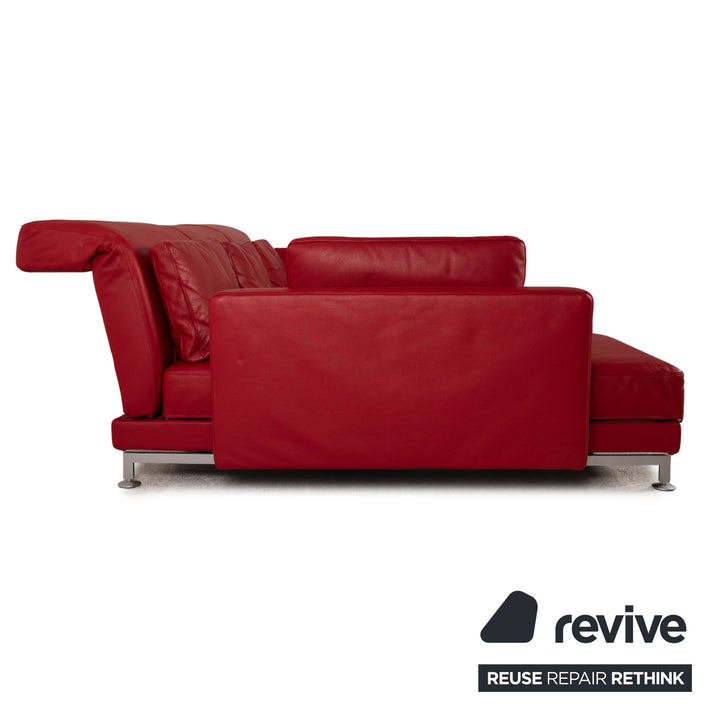 Brühl Moule Leder Sofa Rot Ecksofa Couch Funktion