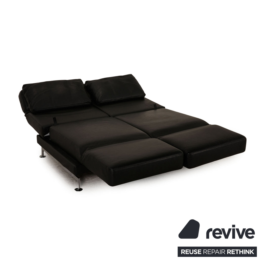 Brühl Moule Leder Sofa Schwarz Zweisitzer Couch Funktion