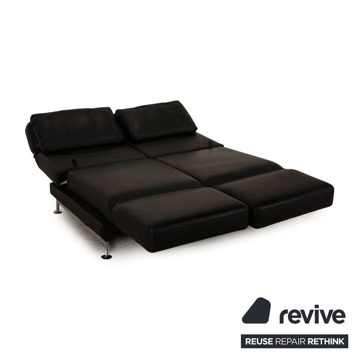 Brühl Moule Leder Sofa Schwarz Zweisitzer Couch Funktion