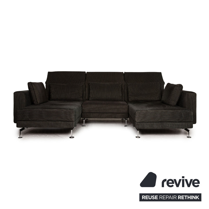 Brühl Moule Stoff Ecksofa Grün Sofa Couch Funktion